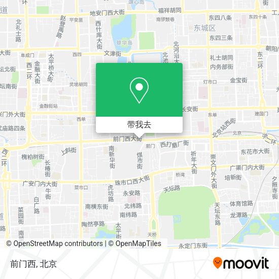 前门西地图
