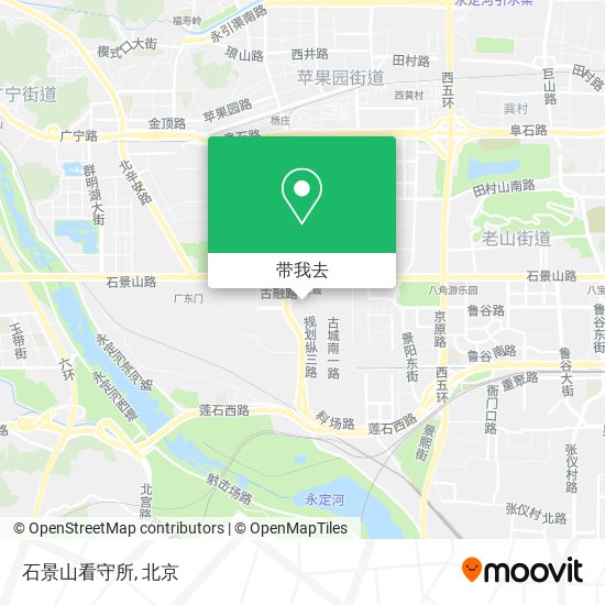 石景山看守所地图