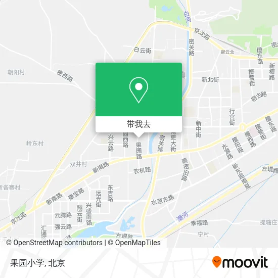 果园小学地图