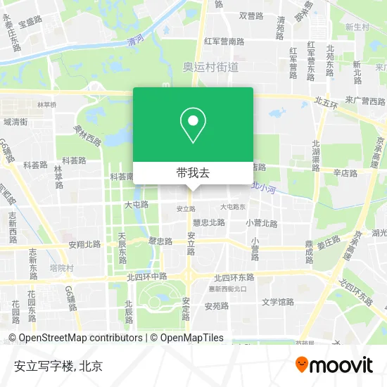 安立写字楼地图