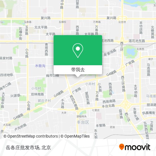 岳各庄批发市场地图