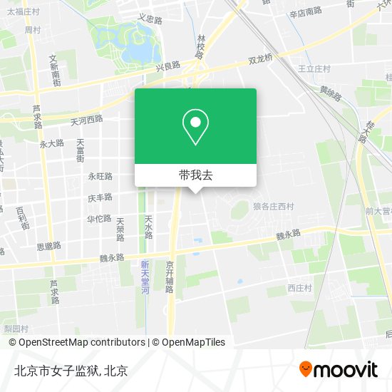 北京市女子监狱地图