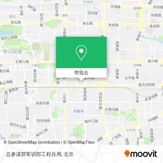 总参谋部军训部工程兵局地图