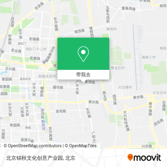 北京锦秋文化创意产业园地图