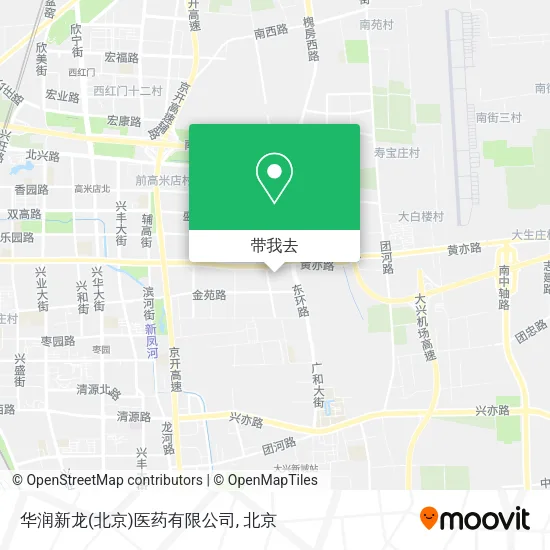 华润新龙(北京)医药有限公司地图