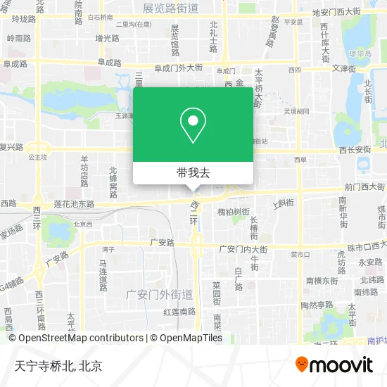 天宁寺桥北地图