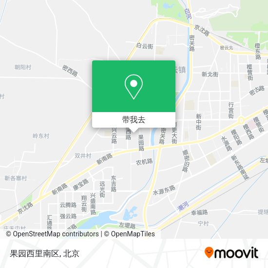 果园西里南区地图
