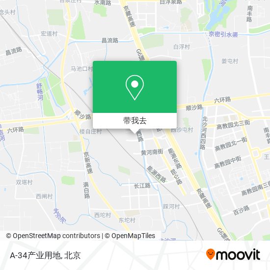 A-34产业用地地图
