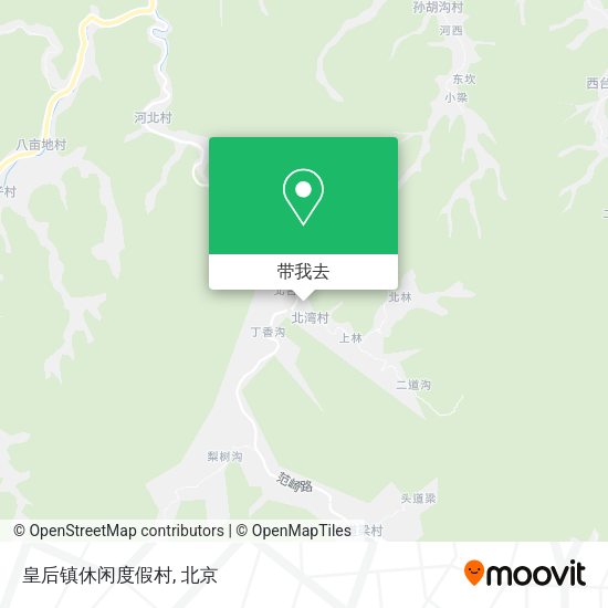 皇后镇休闲度假村地图