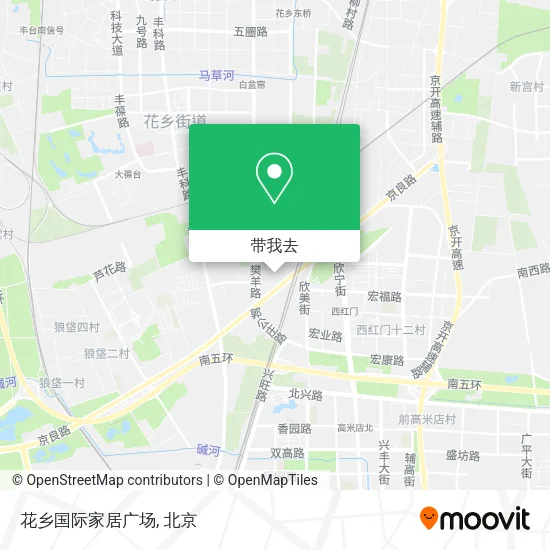 花乡国际家居广场地图