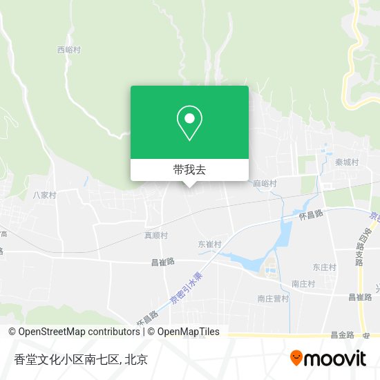 香堂文化小区南七区地图