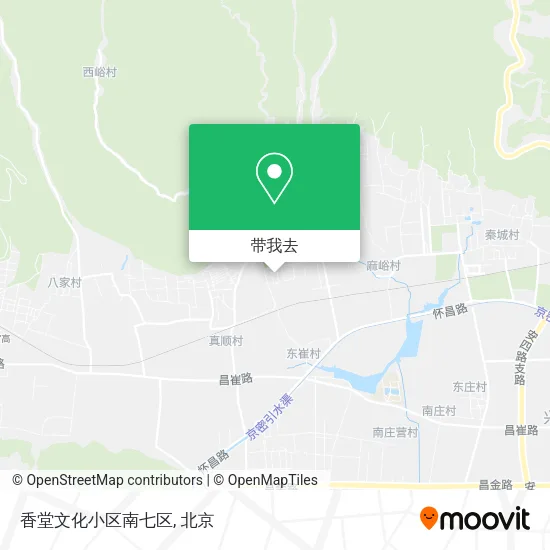 香堂文化小区南七区地图