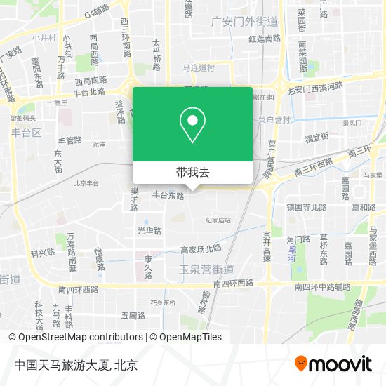 中国天马旅游大厦地图