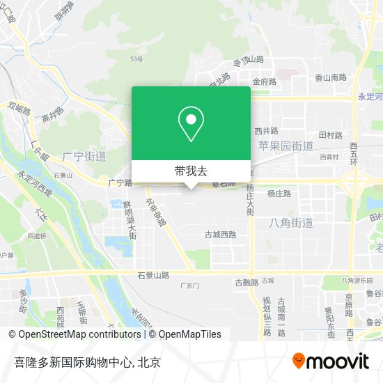 喜隆多新国际购物中心地图