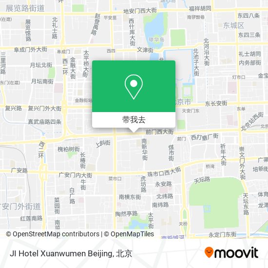 JI Hotel Xuanwumen Beijing地图