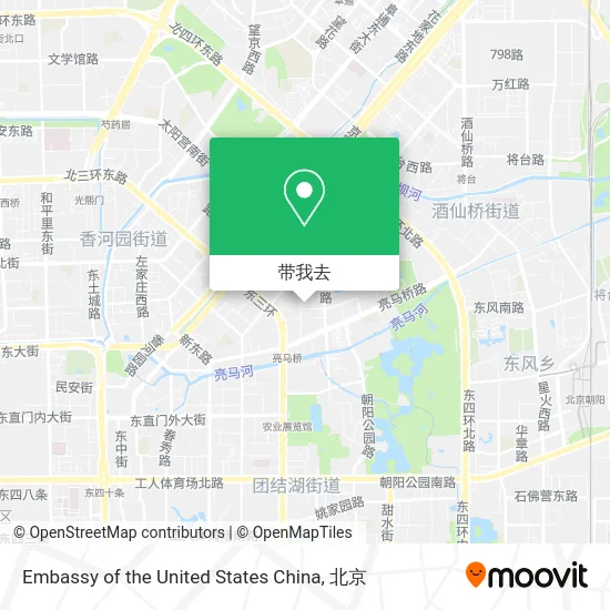 Embassy of the United States China地图