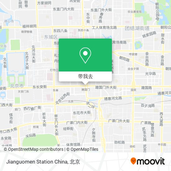 Jianguomen Station China地图