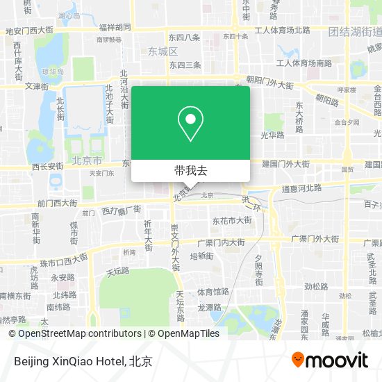 Beijing XinQiao Hotel地图