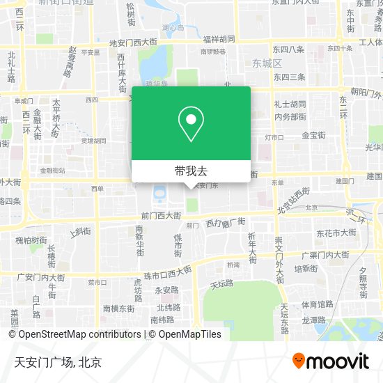 天安门广场地图