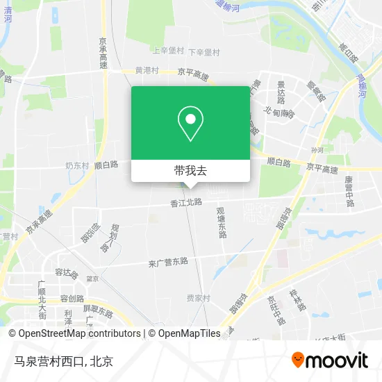 马泉营村西口地图