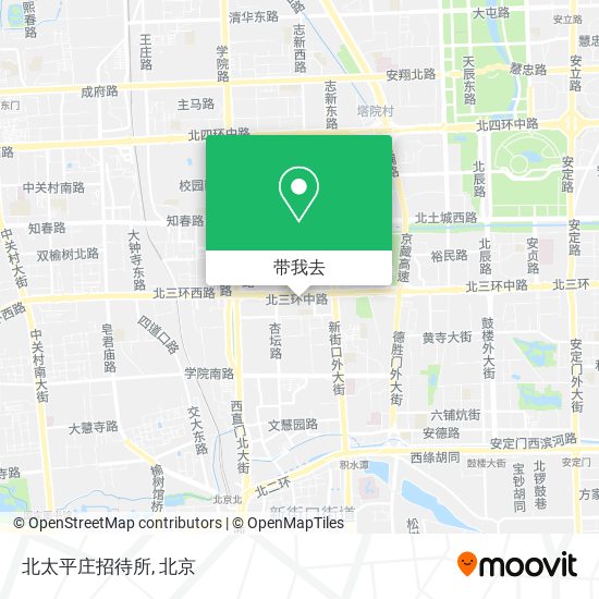 北太平庄招待所地图