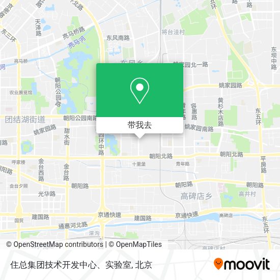 住总集团技术开发中心、实验室地图
