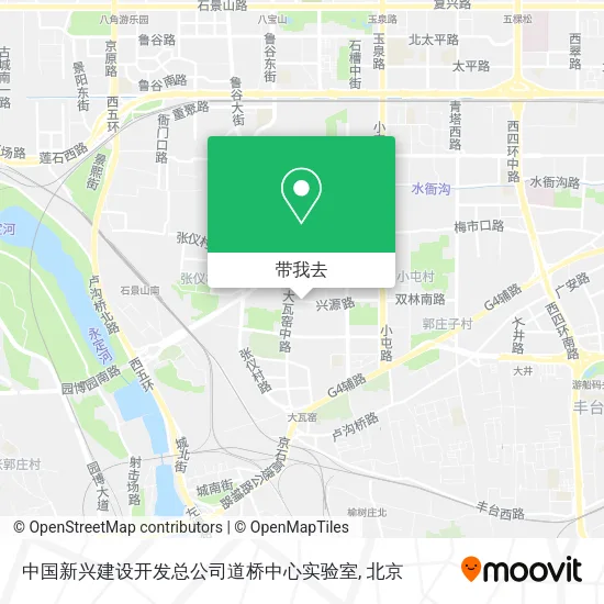 中国新兴建设开发总公司道桥中心实验室地图