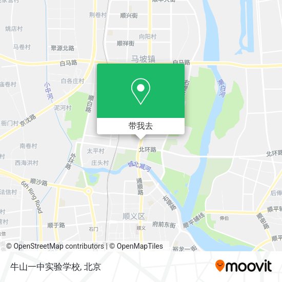 牛山一中实验学校地图