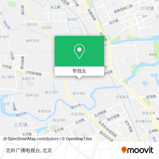 北科广播电视台地图