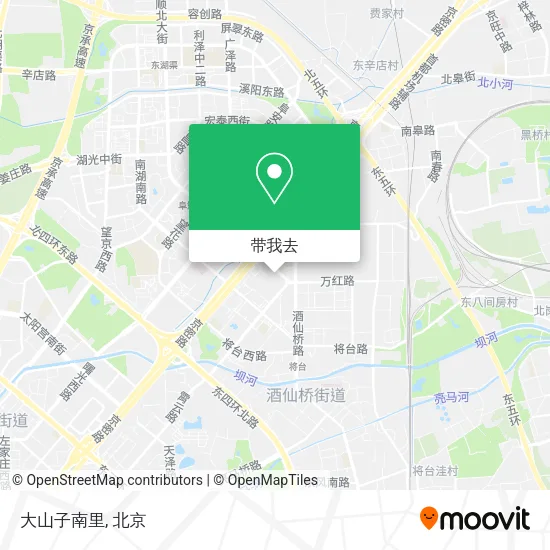 大山子南里地图