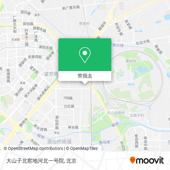 大山子北窑地河北一号院地图