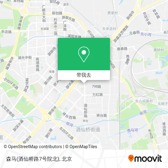 森马(酒仙桥路7号院北)地图