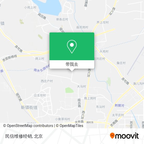 民信维修经销地图