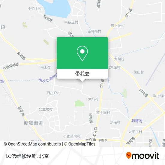 民信维修经销地图