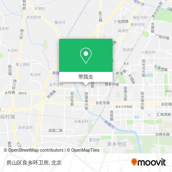 房山区良乡环卫所地图