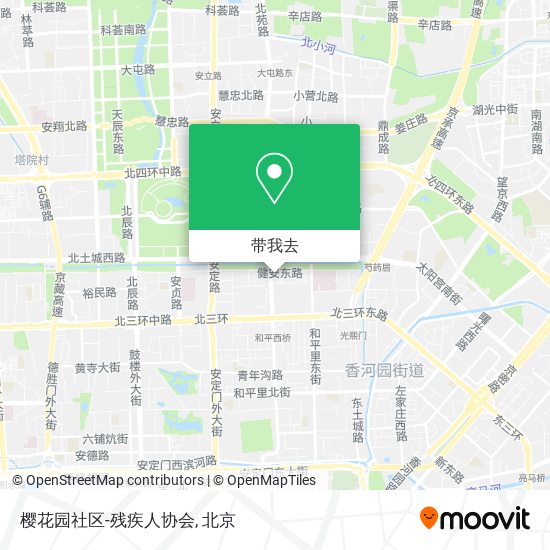 樱花园社区-残疾人协会地图