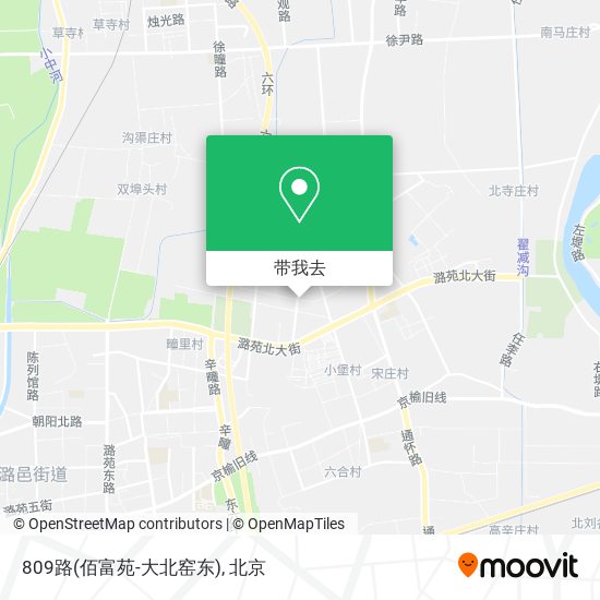 809路(佰富苑-大北窑东)地图