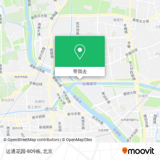 运通花园-809栋地图