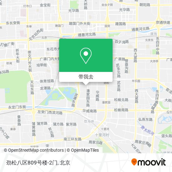 劲松八区809号楼-2门地图