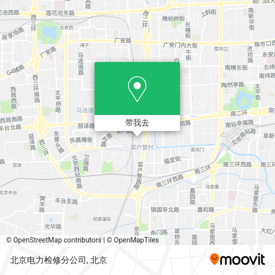 北京电力检修分公司地图