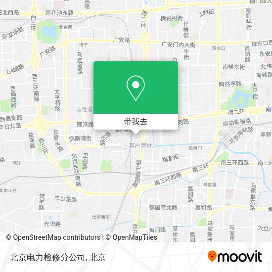 北京电力检修分公司地图