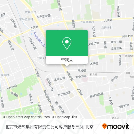 北京市燃气集团有限责任公司客户服务三所地图