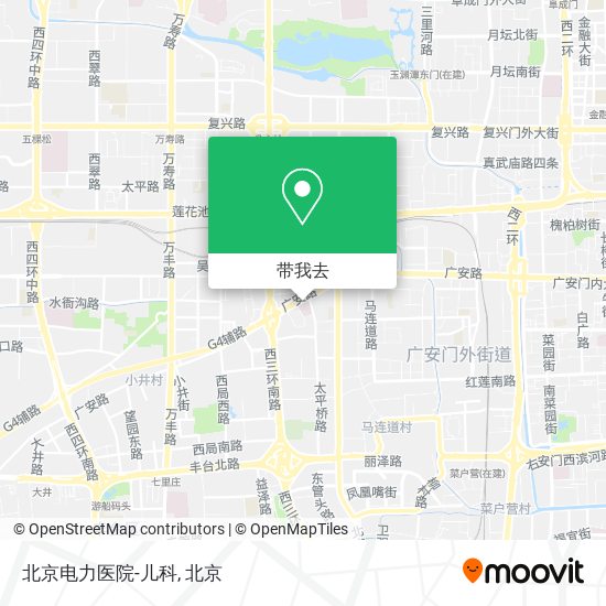 北京电力医院-儿科地图