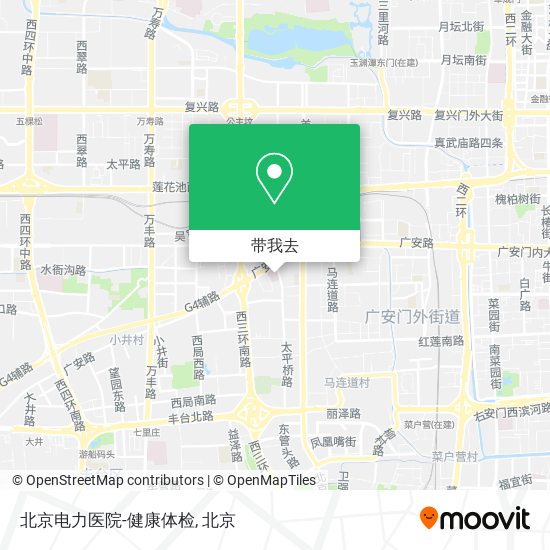 北京电力医院-健康体检地图