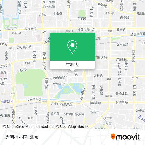 光明楼小区地图
