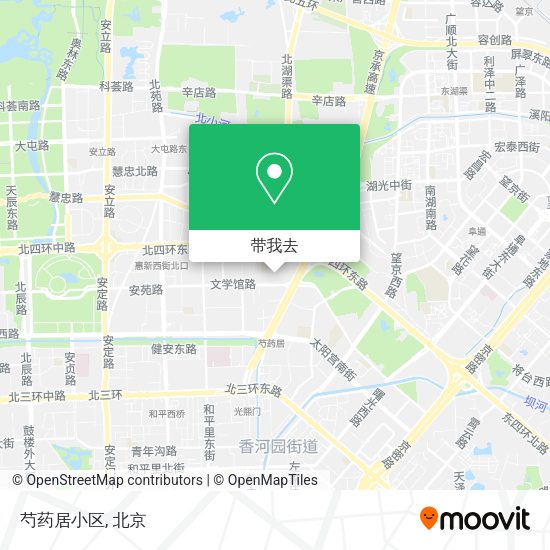 芍药居小区地图