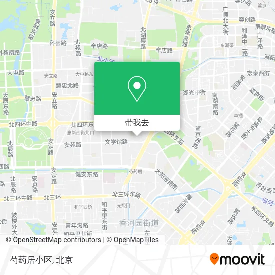 芍药居小区地图