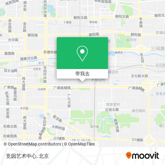 竞园艺术中心地图