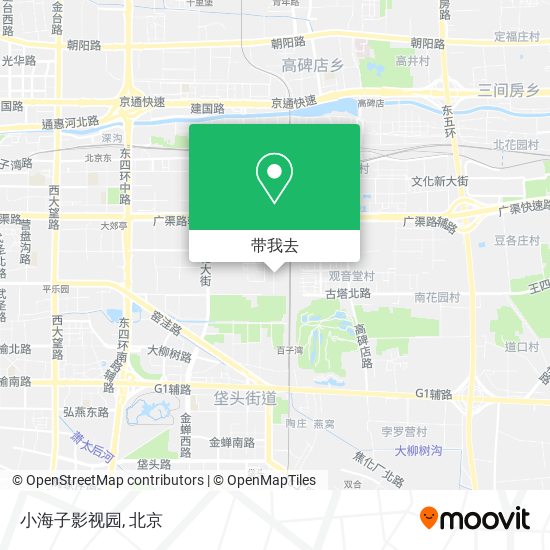 小海子影视园地图
