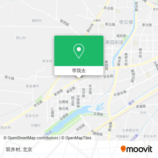 双井村地图
